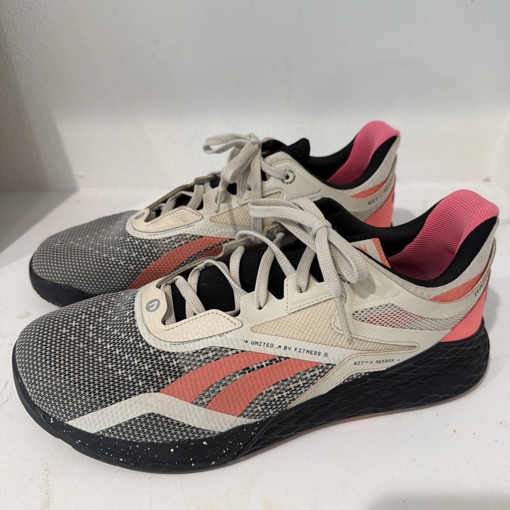 Reebok Nano x wit x athletic shoes sneakers mens 13 big size comfort Casual gym